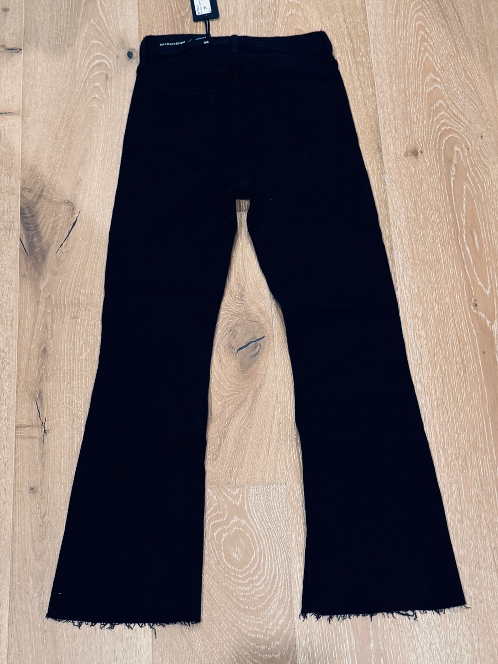 NWT Just Black Denim Tonal Crop Flare in Black, Size 26 - Picture 7 of 16
